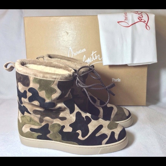 christian louboutin camouflage boots christian louboutin camouflage boots