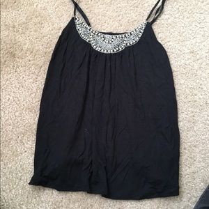 Black tank top