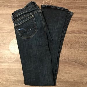 American Eagle Skinny Kick Jeans size 00 regular