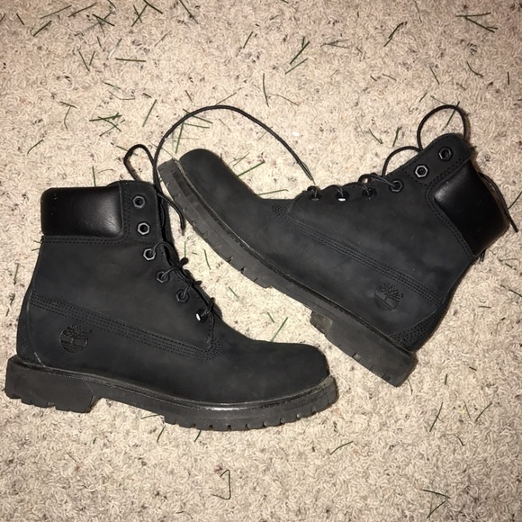 Timberlands matte black