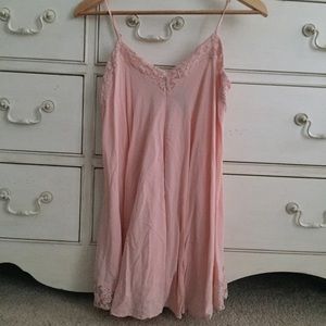 Light pink lace dress