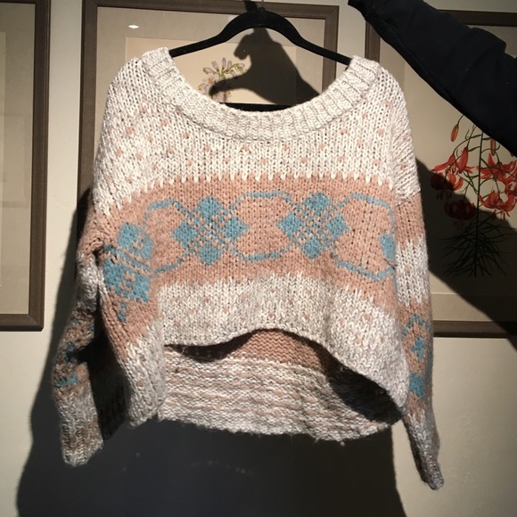 Free People chunky wool sweater