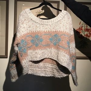 Free People chunky wool sweater