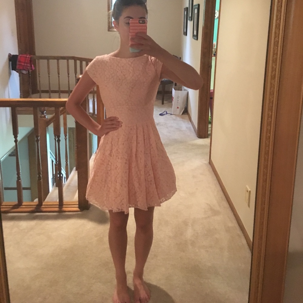 Pink Dillard's party dress-- EVERYTHING MUST GO