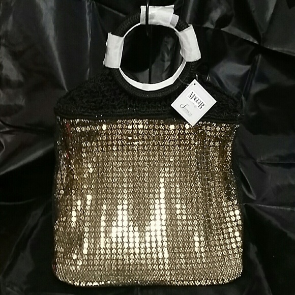 Sparkle Crochet Bag / Tote NWT