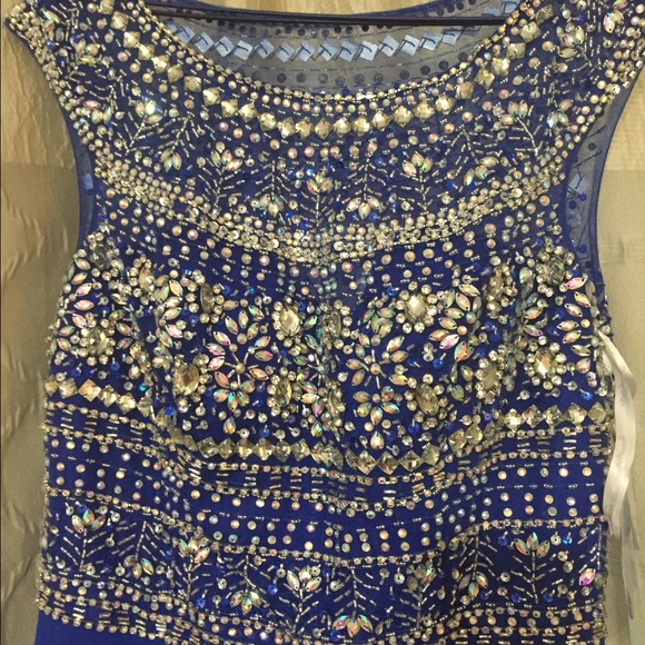 .. Never worn Royal blue evening dress from Tiffani - Picture 3 of 6