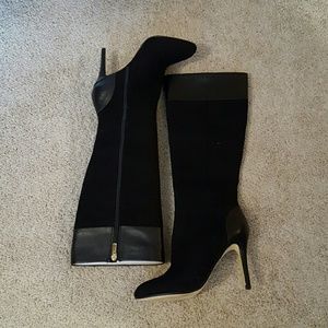 Banana Republic black stiletto boots 7.5