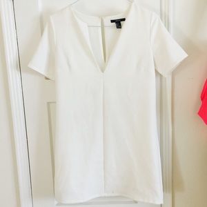 Forever 21 White fitted dress