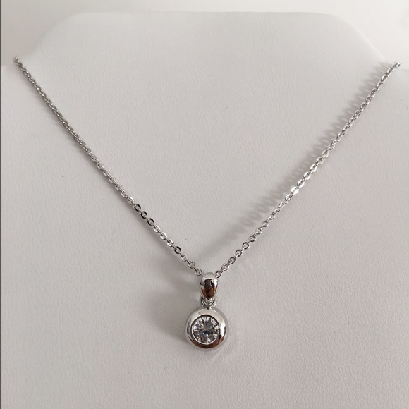 Sterling Silver 925 Cubic Zirconia Necklace