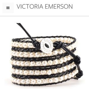 Victoria Emerson Pearl wrap bracelet