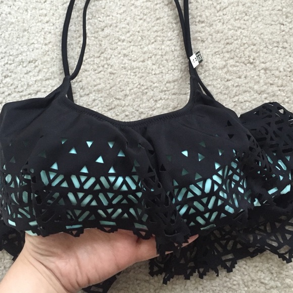 PINK Victoria's Secret Swim Victorias Secret Lace Bra Top Swimsuit