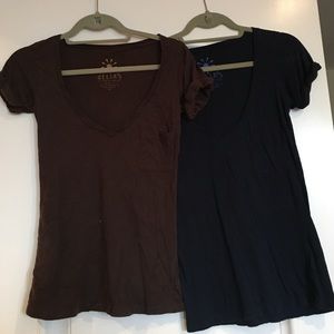 Delias Low V Neck T Shirt❤️SALE❤️