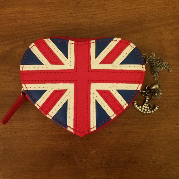 British flag coin/card purse