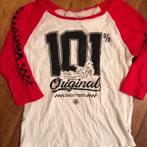 Vans quarter sleeve tee