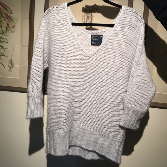 American Eagle chunky wool blend sweater