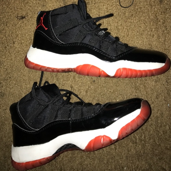 Air JORDAN BRED 11s!! 🔴⚫️