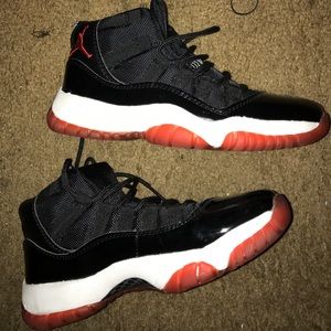 Air JORDAN BRED 11s!! 🔴⚫️