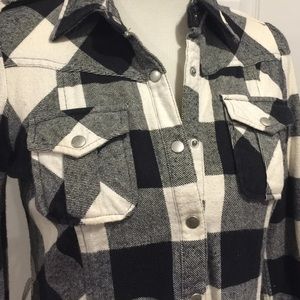 Buffalo Plaid Tunic, Size M