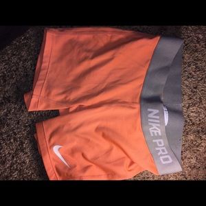 Nike Pro girls fitted shorts