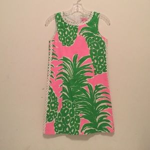 cute pineapple kids lilly pulitzer dress