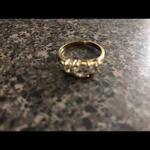 18k gold plated wedding ring .