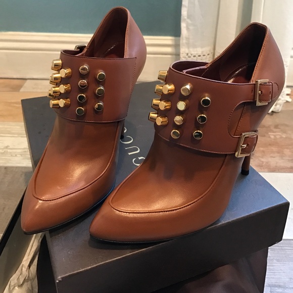 Authentic Gucci "NAPPA Charlotte Clifford" booties - Picture 2 of 4