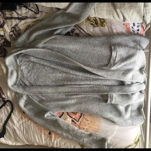 Chunky grey Gap cardigan sweater