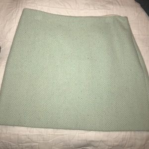 Green Jcrew mink skirt