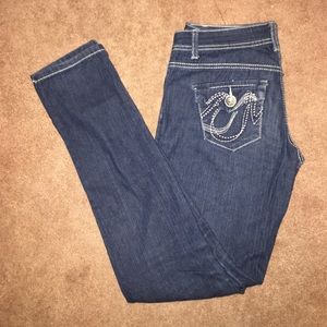 Straight leg jeans