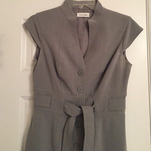 Grey Calvin Klein professional dress