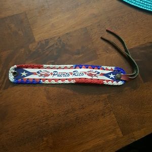 Puerto Rico Tie bracelet