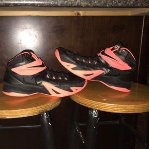 "Peach and Black" LeBron Soldier 8s