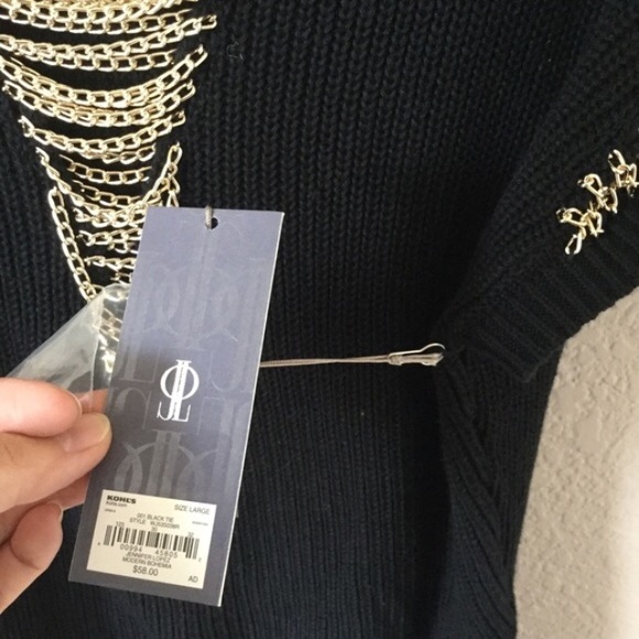 Jennifer Lopez chained knit top - Picture 4 of 5