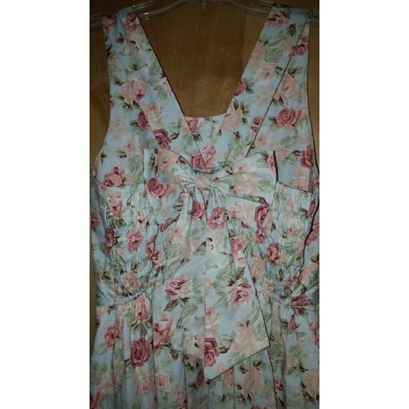 Floral knee length dress