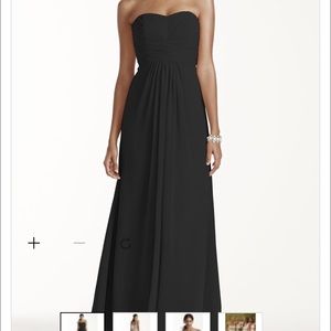 David's Bridal Chiffon Bridesmaid Dresss