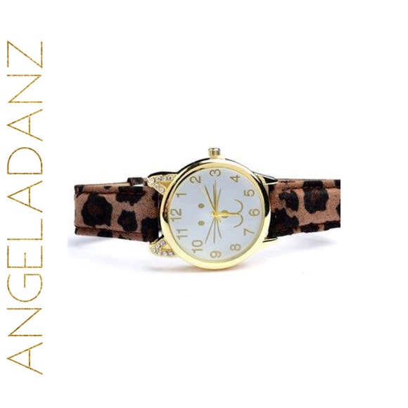 Gold Cat Face 😺 Watch