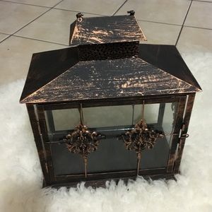 Double Damask Metal Lantern by Ashland