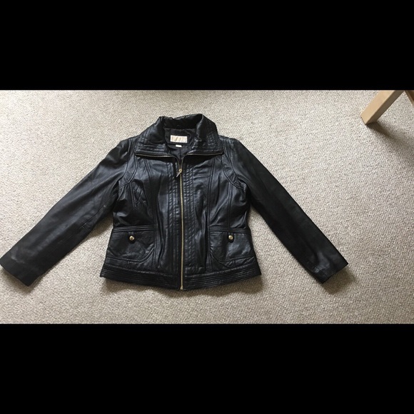 Michael Kors 100% leather jacket