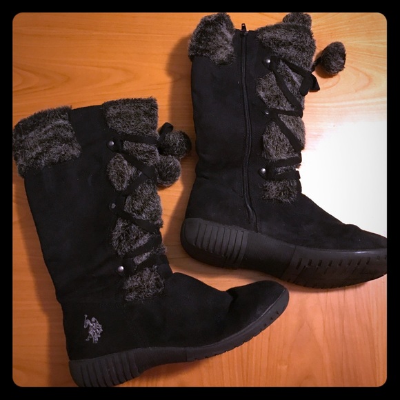 Black boots