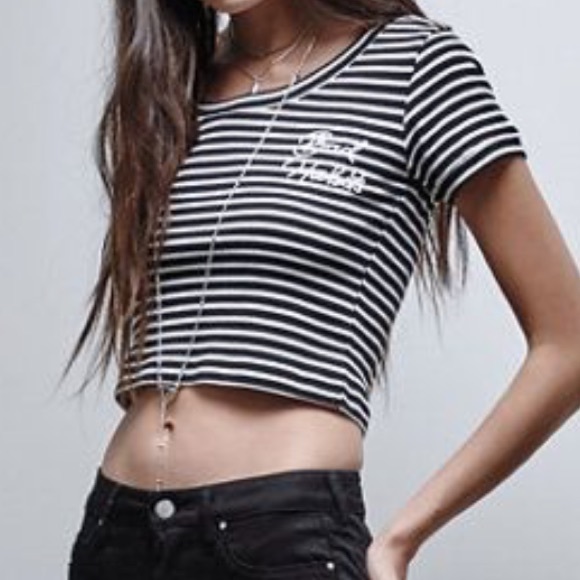 Gypsy warrior bad habits cropped top - Picture 2 of 4