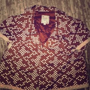 NANETTE LEPORE SHORT SLEEVE BLAZER