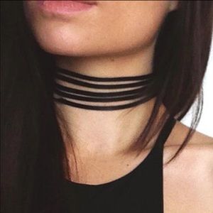 5 Layer Suede Choker