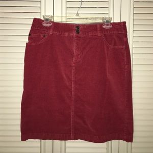 Corduroy skirt