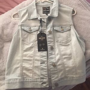 Jean jacket vest