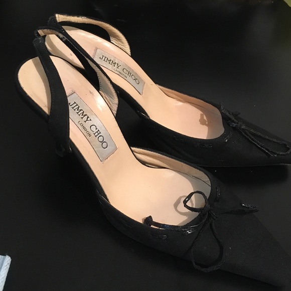 Women's Vintage Size 6 Black Jimmy Choo heels