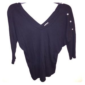 Express XS black shirt