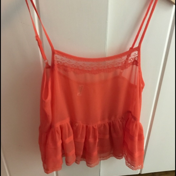 Free People sheer tank top blouse- Size XS