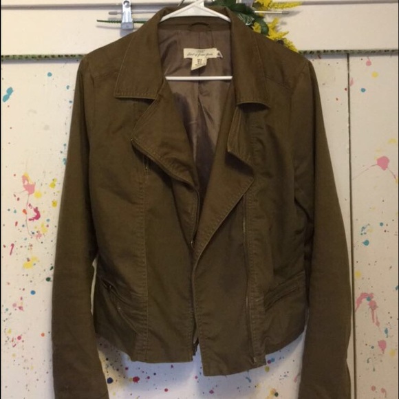 Green Moto Jacket - Picture 1 of 4