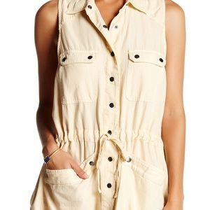 Free People Too Far Utility Vest S