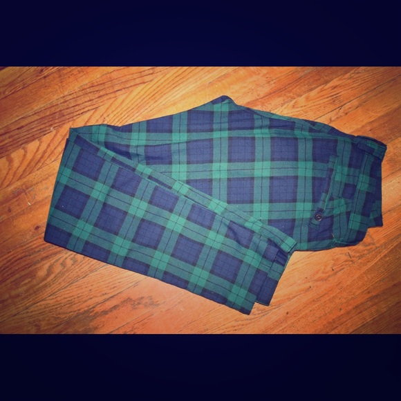 Dope Plaid Skinny Pants